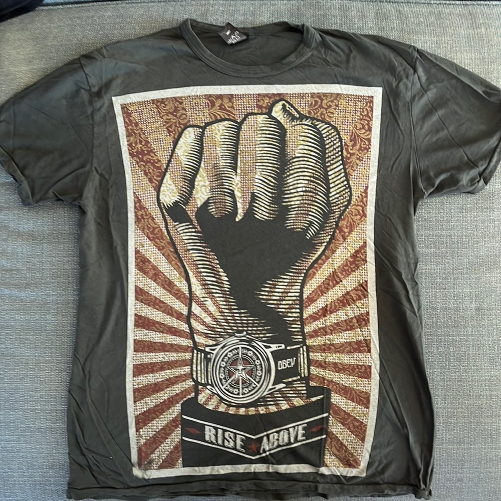 Obey graphic tshirt size small